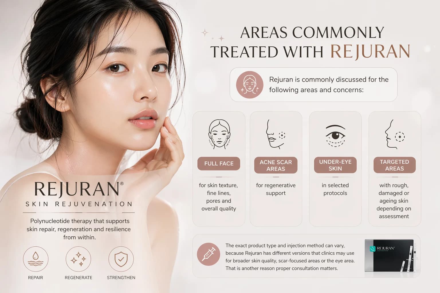 Rejuran polynucleotide skin healing treatment