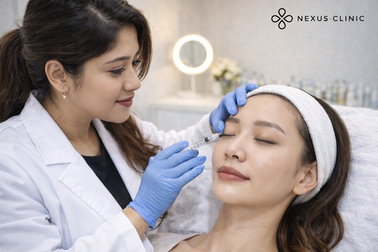 Asian nose anatomy for thread lift