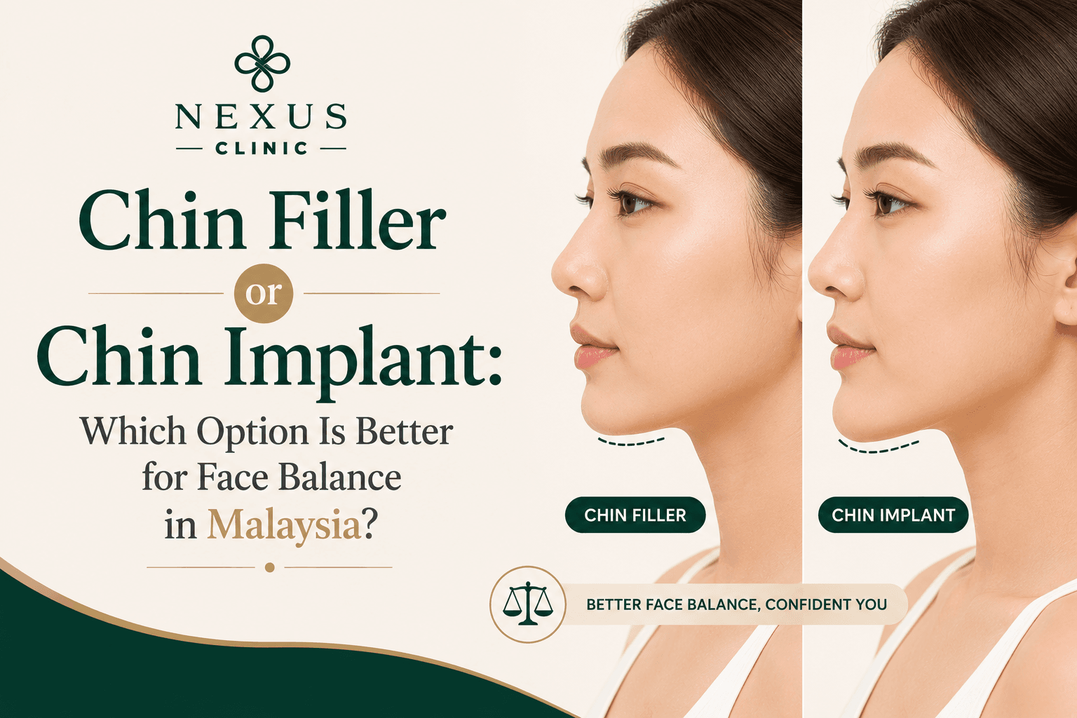 Chin Filler vs Chin Implant Malaysia