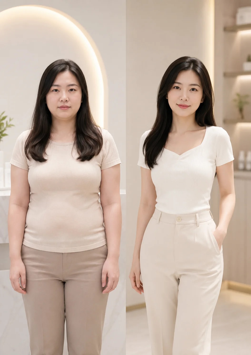 Mounjaro before and after results at Nexus Clinic Kuala Lumpur