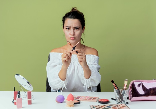 Makeup avoidance initially