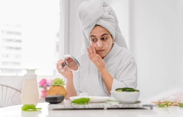 Acne skincare routine